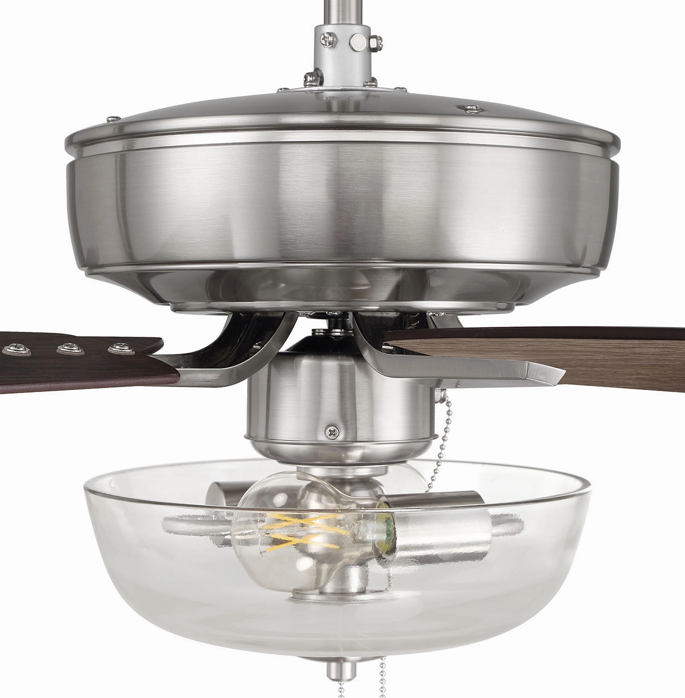 Pro Plus 101 52"Ceiling Fan Brushed Polished Nickel