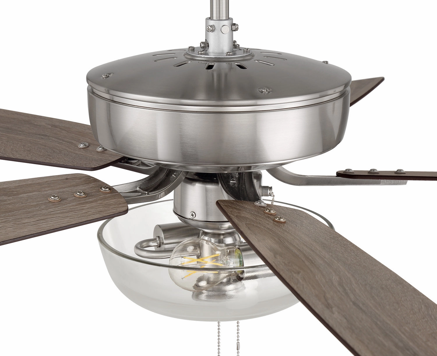Pro Plus 101 52"Ceiling Fan Brushed Polished Nickel