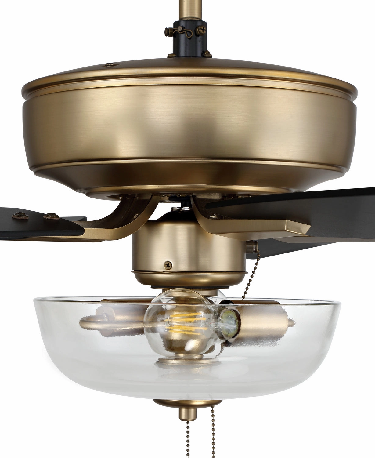 Pro Plus 101 52"Ceiling Fan Satin Brass
