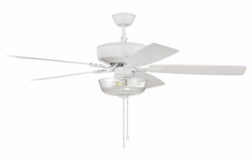 Pro Plus 101 52"Ceiling Fan White affordable medium fans for summer