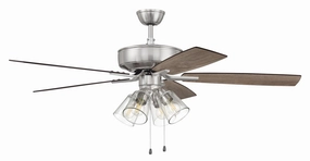 Pro Plus 104 52"Ceiling Fan Brushed Polished Nickel modern medium fans for everyday cooling
