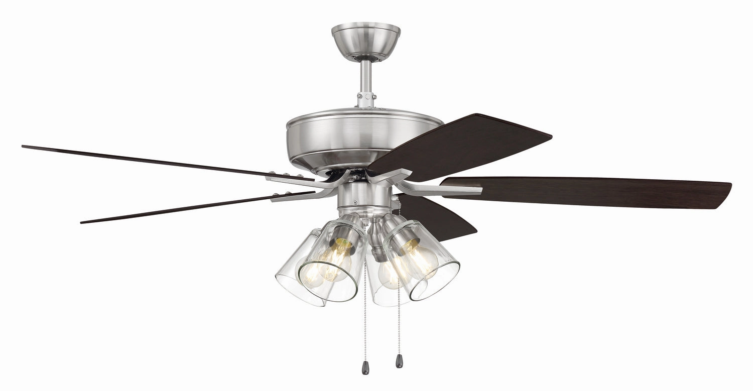 Pro Plus 104 52"Ceiling Fan Brushed Polished Nickel