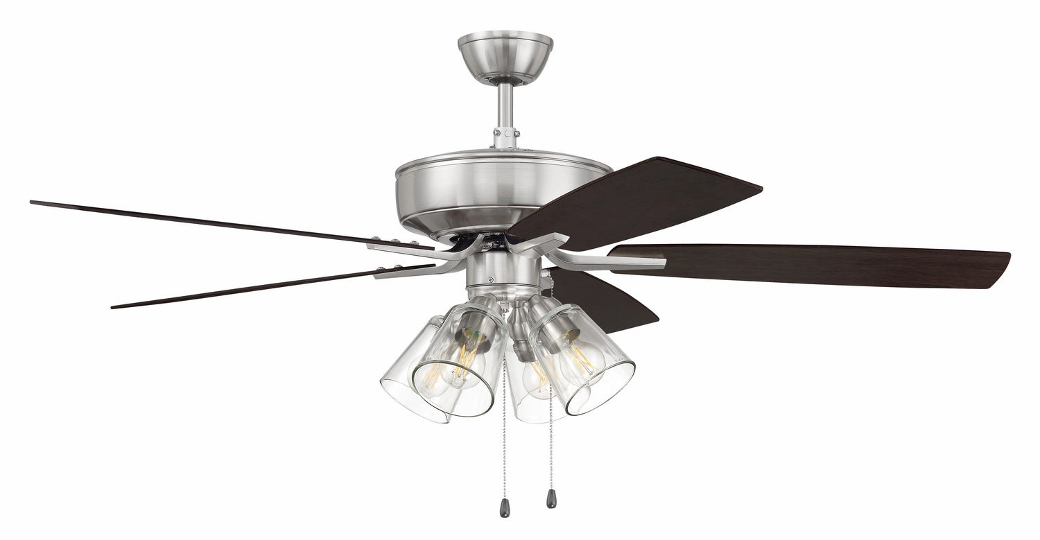 Pro Plus 104 52"Ceiling Fan Brushed Polished Nickel