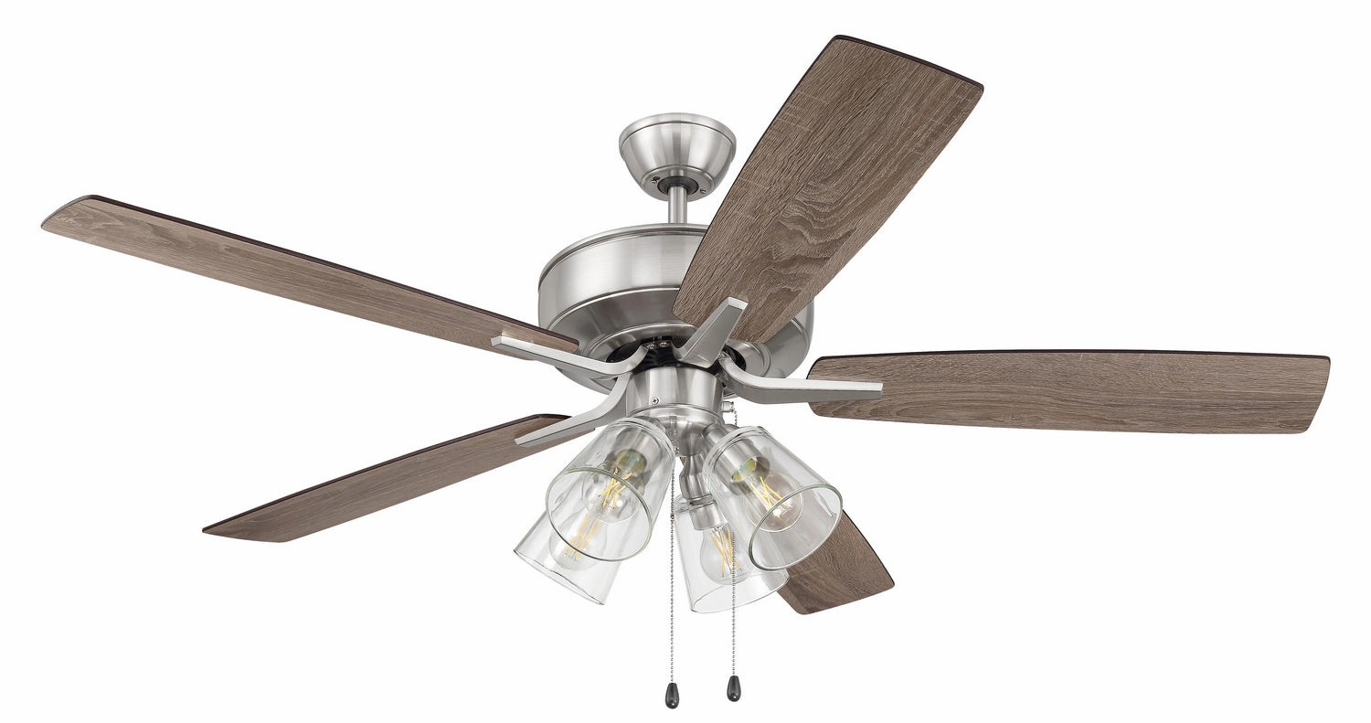Pro Plus 104 52"Ceiling Fan Brushed Polished Nickel