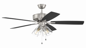 Pro Plus 104 52"Ceiling Fan Brushed Polished Nickel affordable medium fans for summer