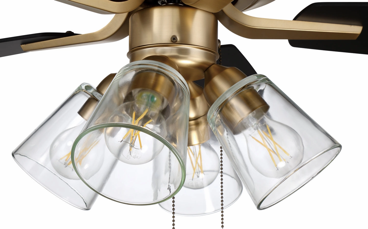 Pro Plus 104 52"Ceiling Fan Satin Brass