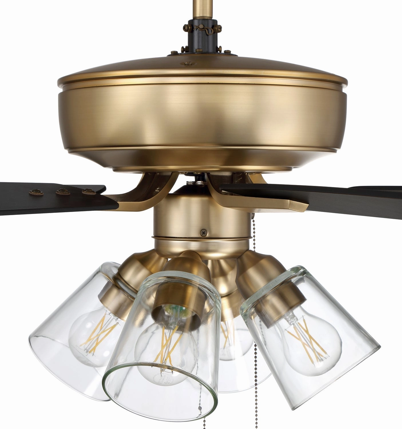 Pro Plus 104 52"Ceiling Fan Satin Brass