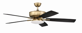 Pro Plus 112 52"Ceiling Fan Satin Brass stylish medium fans for contemporary homes
