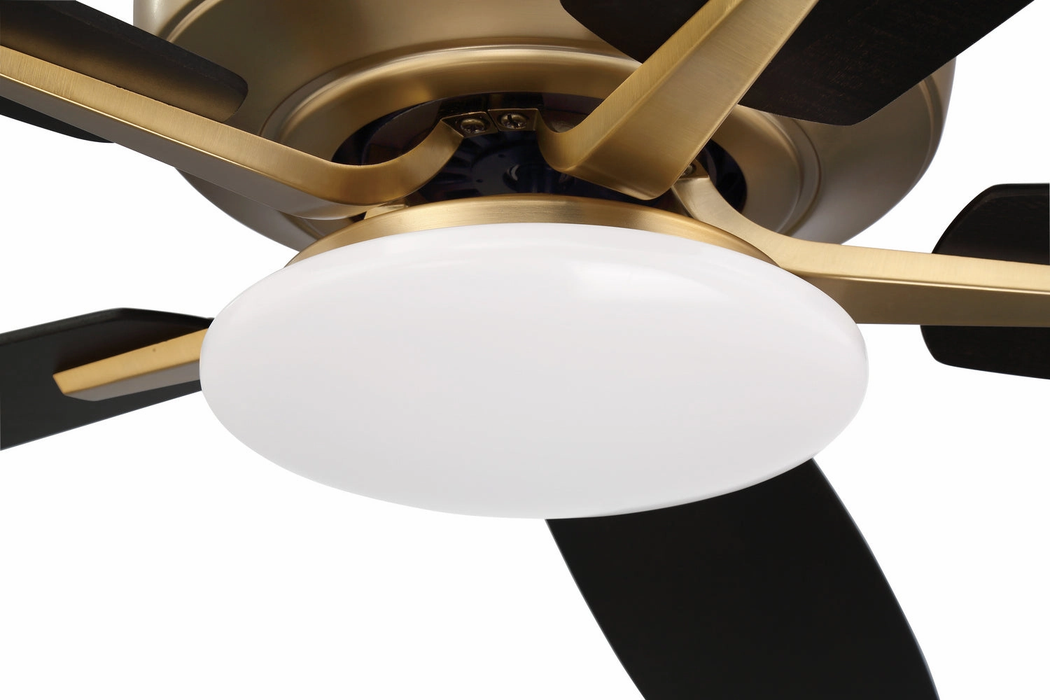 Pro Plus 112 52"Ceiling Fan Satin Brass