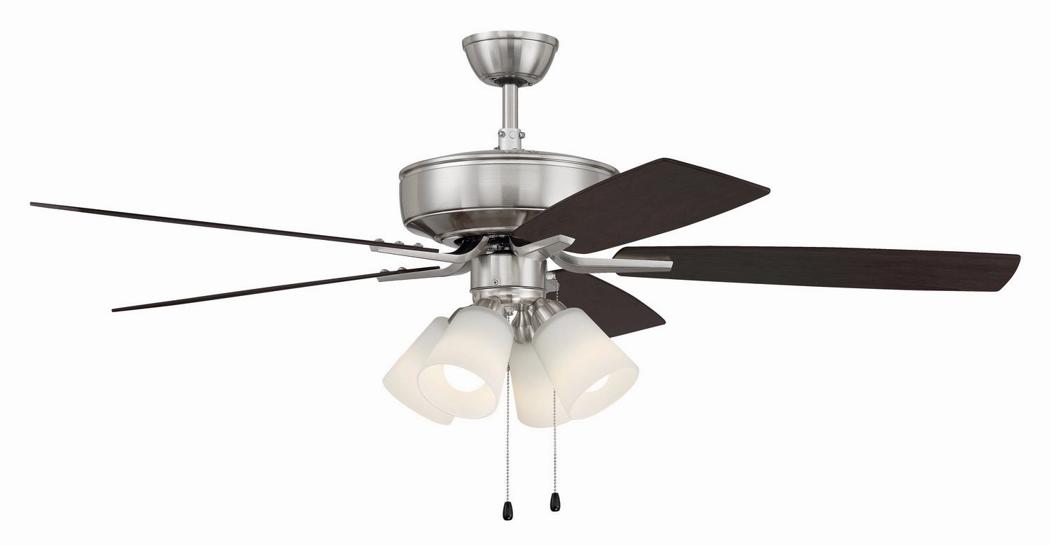 Pro Plus 114 52"Ceiling Fan Brushed Polished Nickel