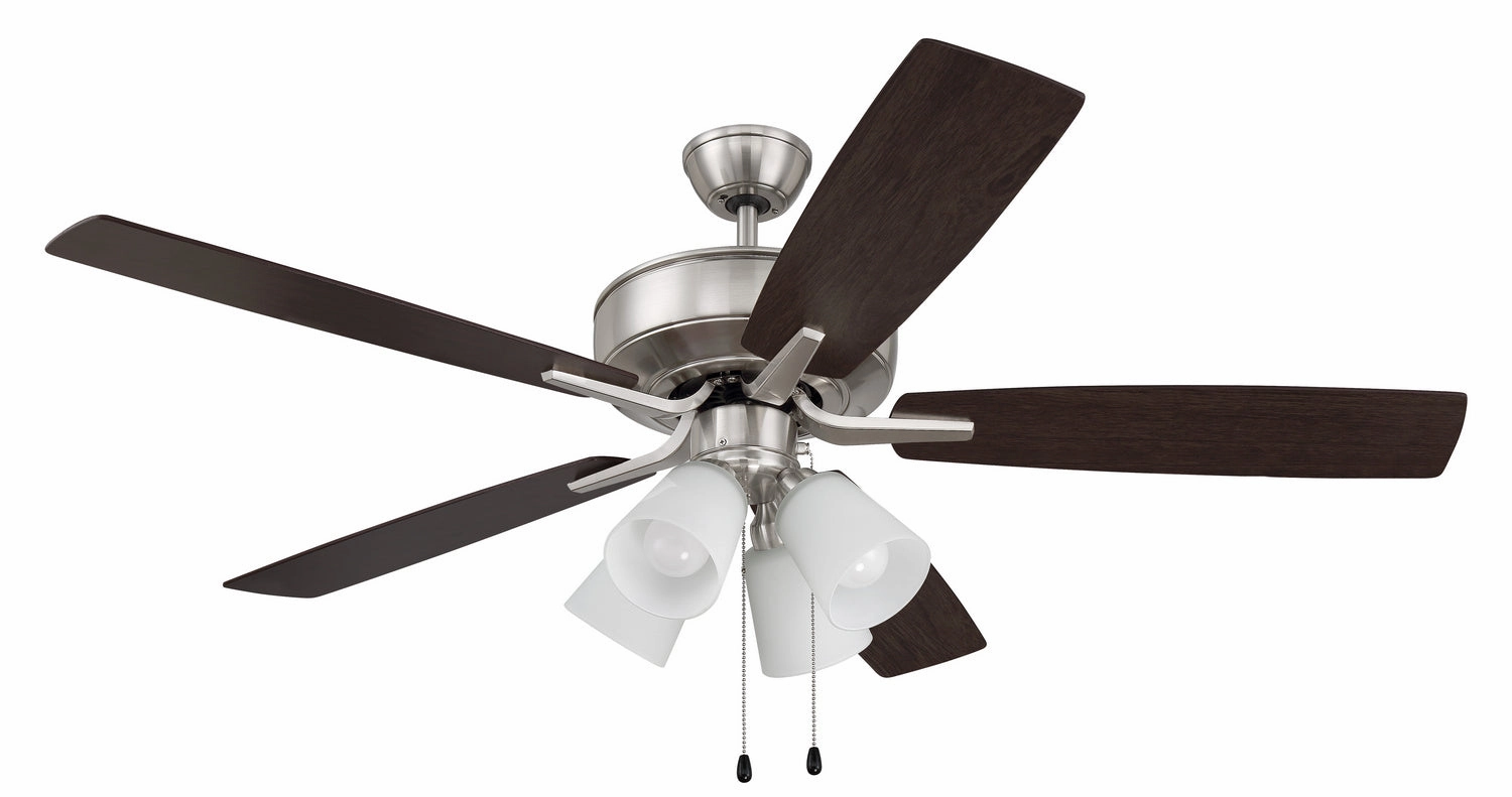 Pro Plus 114 52"Ceiling Fan Brushed Polished Nickel