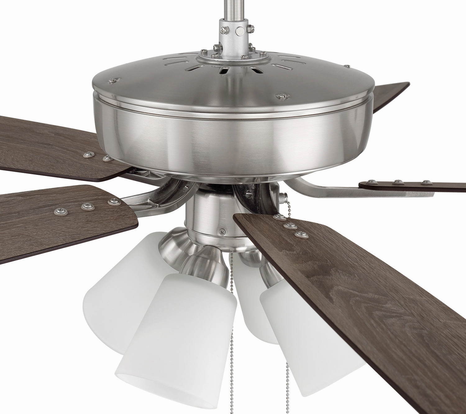 Pro Plus 114 52"Ceiling Fan Brushed Polished Nickel