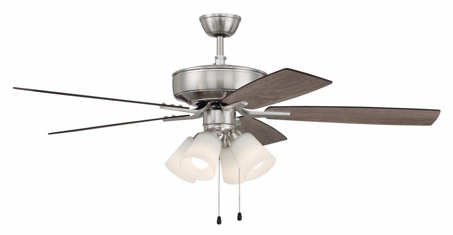 Pro Plus 114 52"Ceiling Fan Brushed Polished Nickel