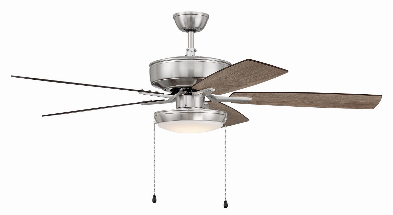 Pro Plus 119 52"Ceiling Fan Brushed Polished Nickel
