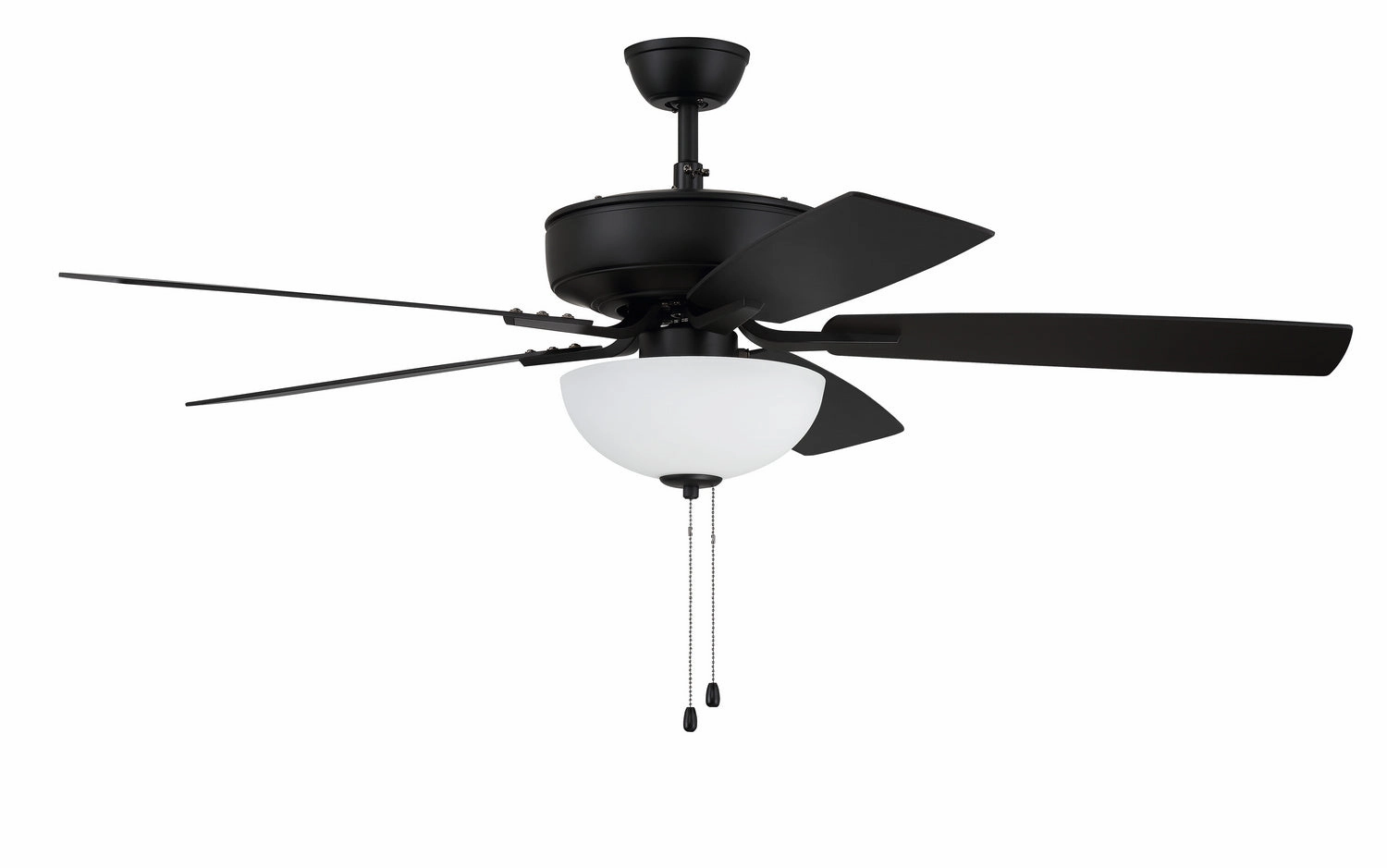 Pro Plus 211 52"Ceiling Fan Flat Black home cooling fans in medium size