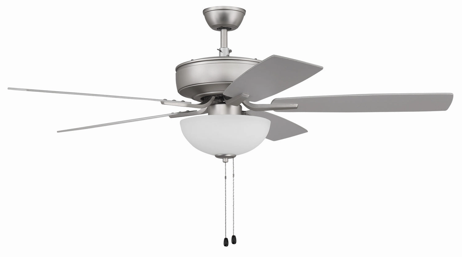 Pro Plus 211 52" Ceiling Fan in Brushed Satin Nickel Ceiling fan with adjustable speed settings