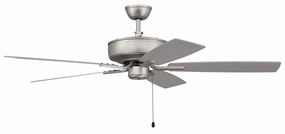 Pro Plus 52 Fan 52"Ceiling Fan Brushed Nickel compact medium fans for desks and counters