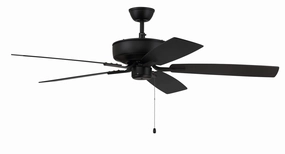 Pro Plus 52 Fan 52"Ceiling Fan Flat Black home cooling fans in medium size