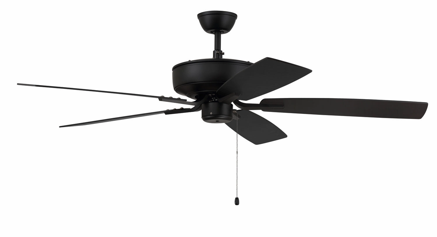 Pro Plus 52 Fan 52"Ceiling Fan Flat Black home cooling fans in medium size