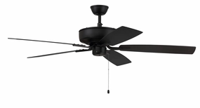 Pro Plus 52" Fan 52" Ceiling Fan in Flat Black powerful indoor fans for whole-room cooling