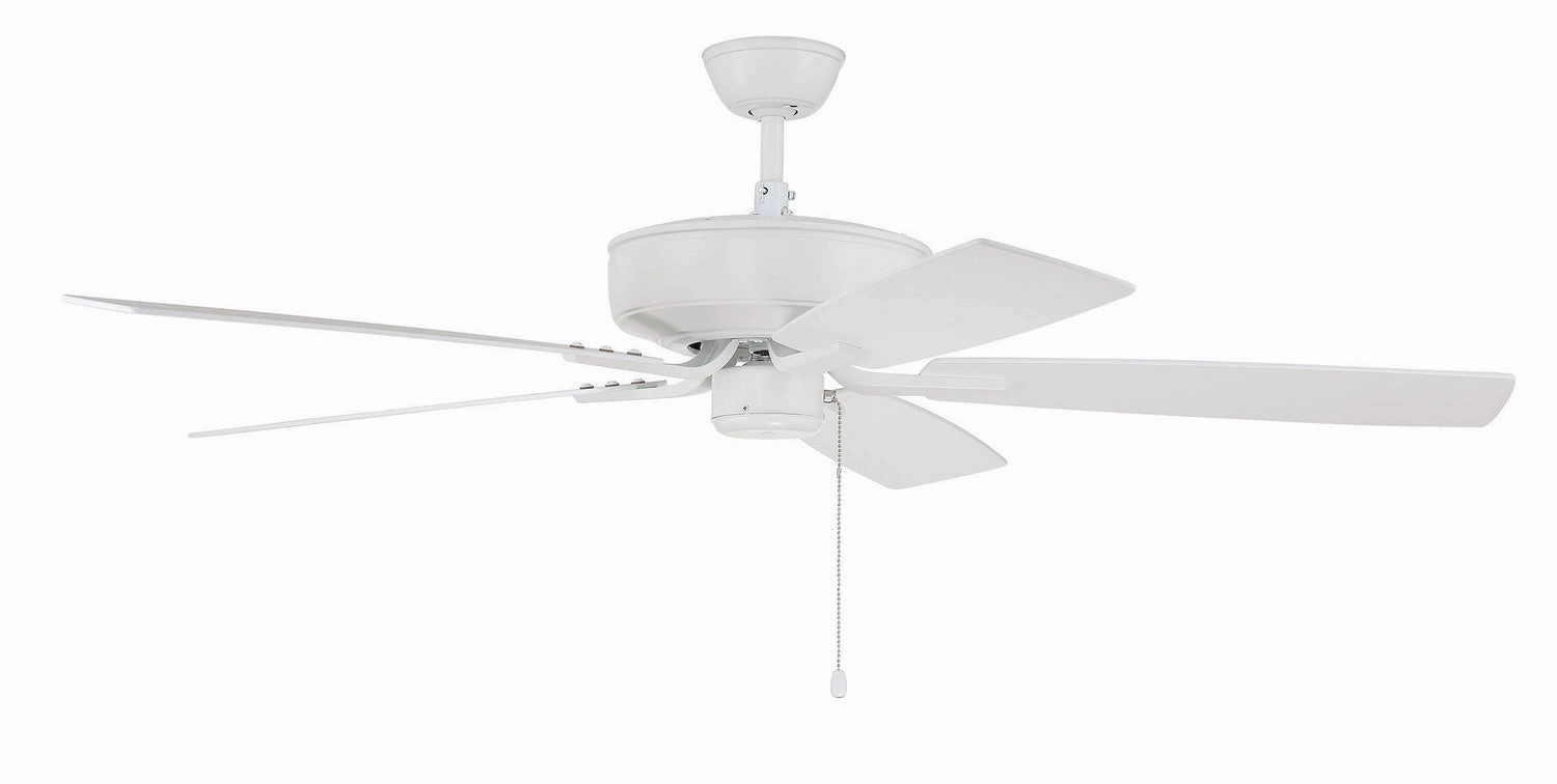 Pro Plus 52" Fan 52" Ceiling Fan in White Ceiling fan with adjustable speed settings