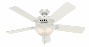 Pro's Best 52"Ceiling Fan White modern medium fans for everyday cooling