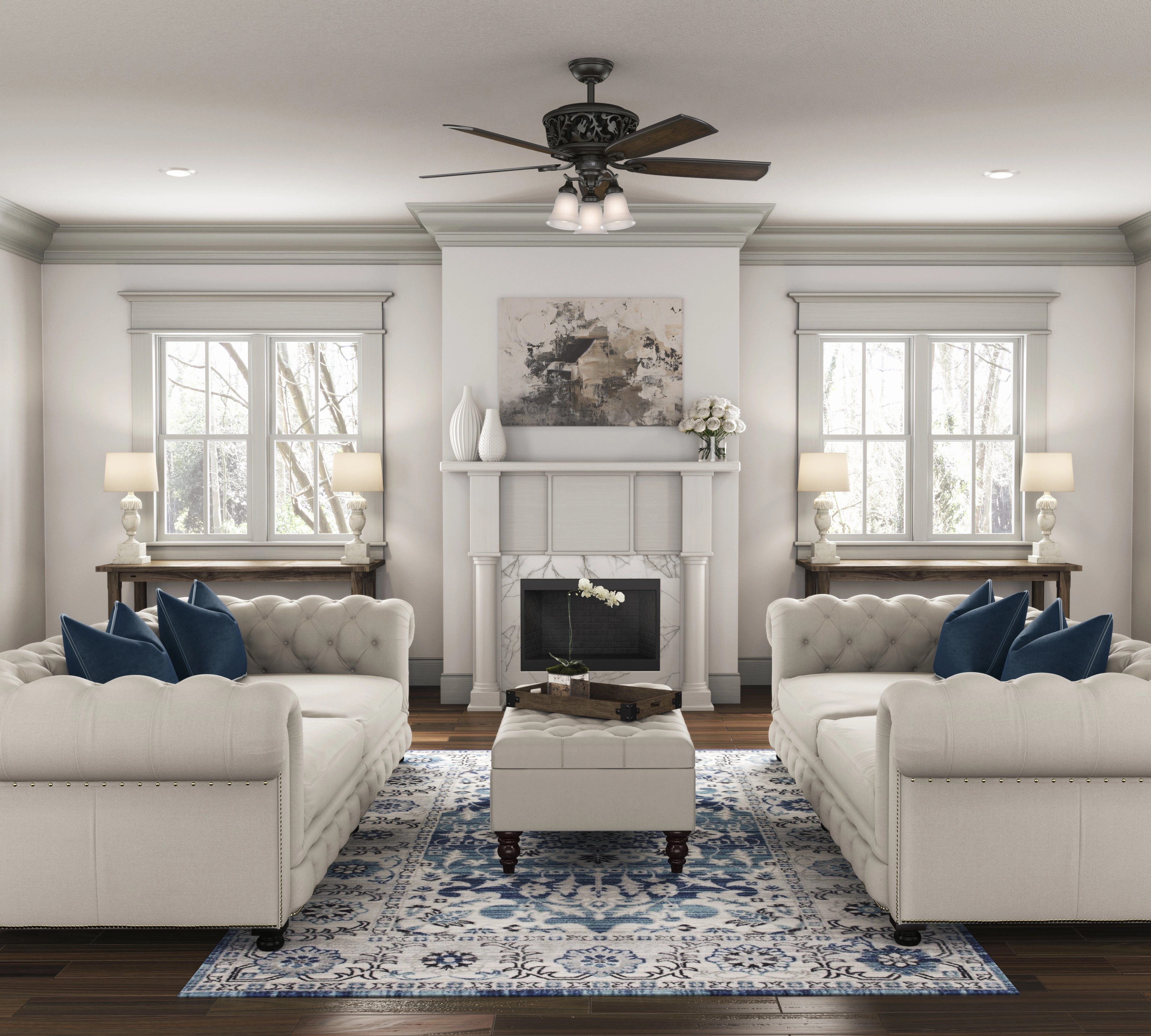 Promenade 54"Ceiling Fan Brittany Bronze