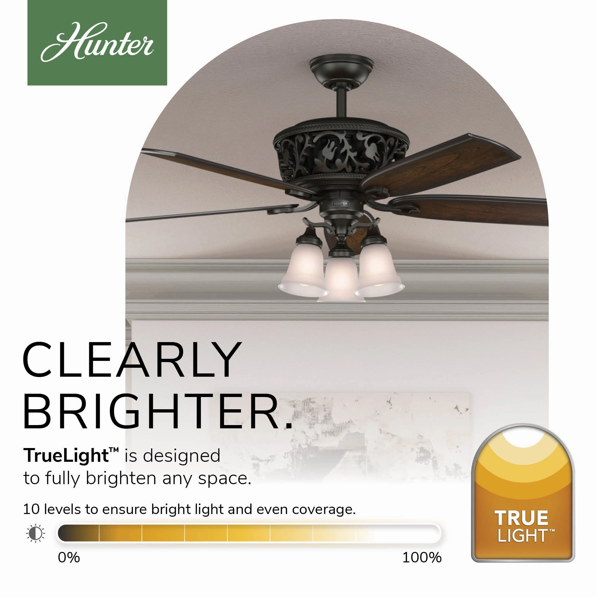 Promenade 54"Ceiling Fan Brittany Bronze