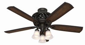 Promenade 54"Ceiling Fan Brittany Bronze oscillating medium fans with strong airflow