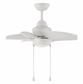 Propel II Indoor/Outdoor 24"Ceiling Fan White best small fans for home and travel