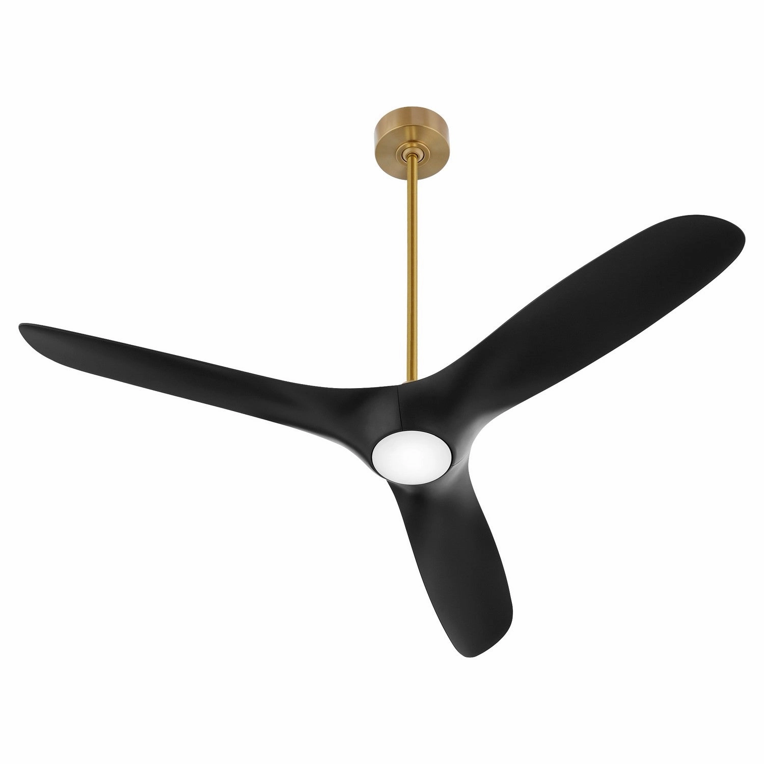 Province 56" Ceiling Fan Aged Brass / Black