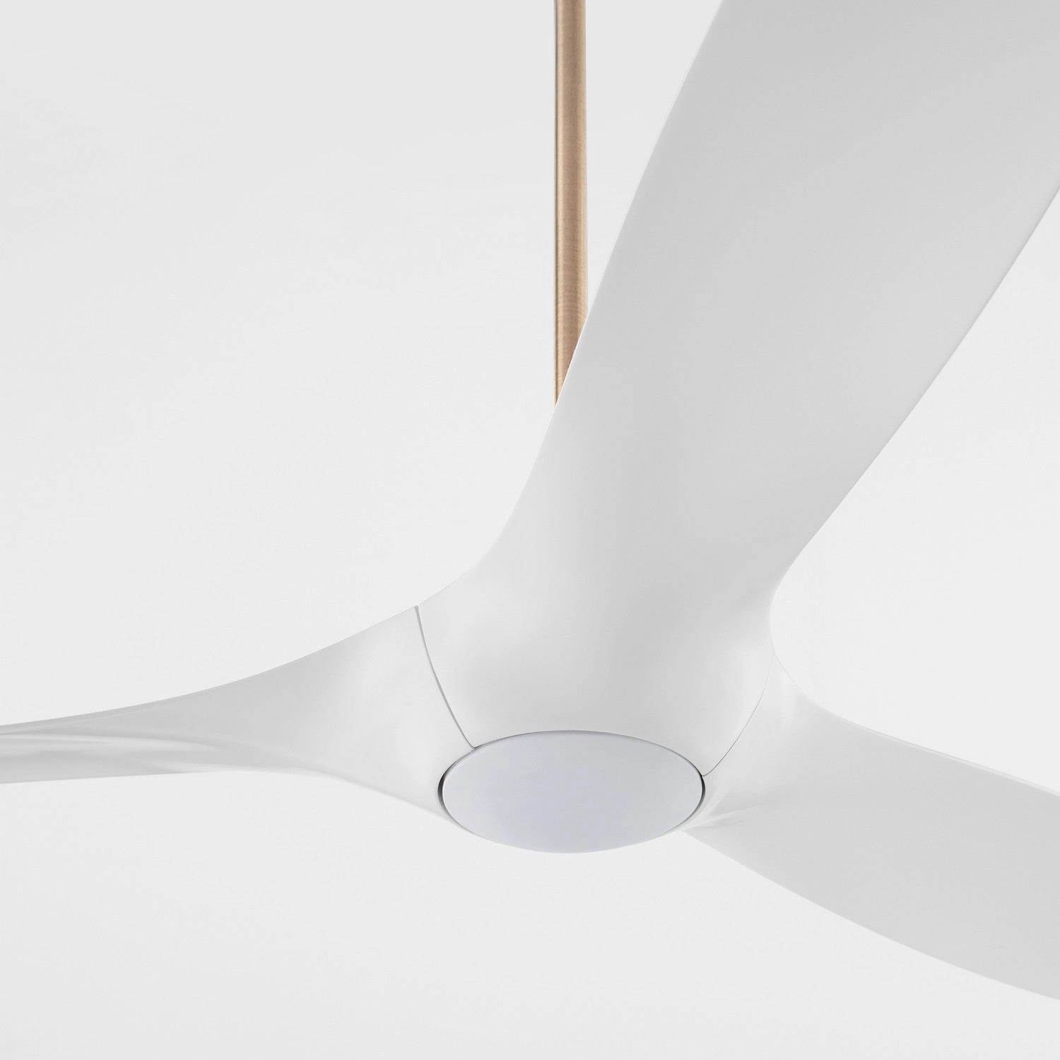 Province 56" Ceiling Fan Aged Brass / White