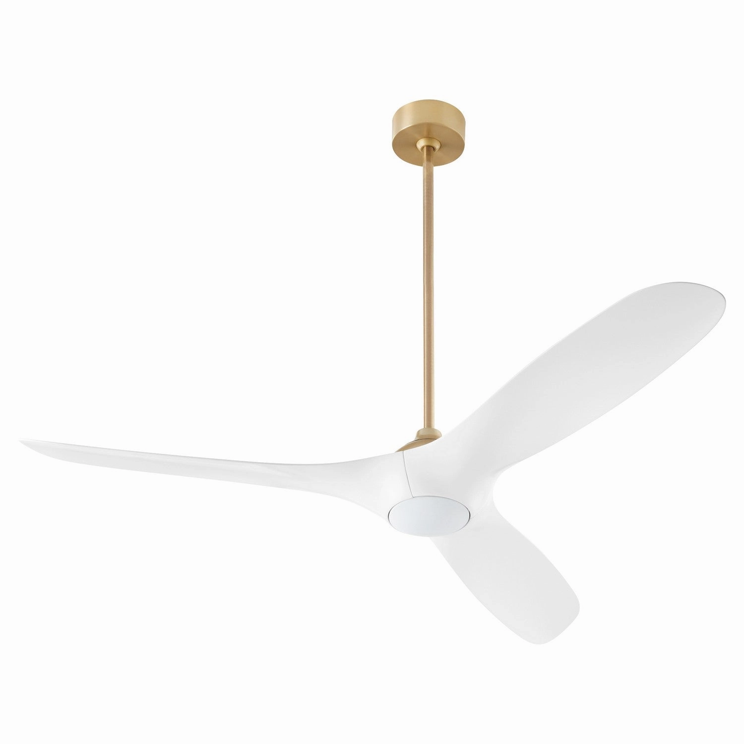 Province 56" Ceiling Fan Aged Brass / White
