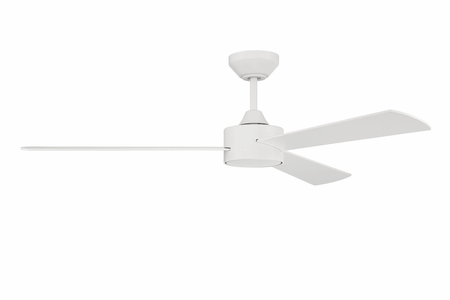 Provision Indoor/Outdoor 52"Ceiling Fan Matte White portable medium fans with handle design