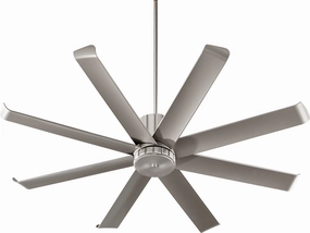 Proxima Patio 60"Patio Fan Satin Nickel versatile medium fans for any space
