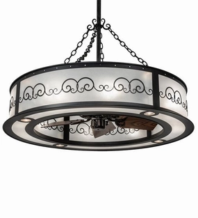 Putrelo 16 Light Chandel-Air decorative fandeliers with lights