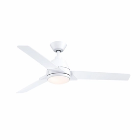 Pyramid 52''Ceiling Fan Matte White oscillating medium fans with strong airflow