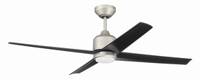 Quell 52"Ceiling Fan Painted Nickel affordable medium fans for summer