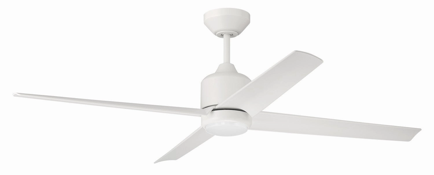 Quell 52"Ceiling Fan White stylish medium fans for contemporary homes