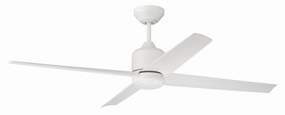Quell 52"Ceiling Fan White stylish medium fans for contemporary homes