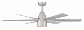 Quirk 54"Ceiling Fan Titanium modern medium fans for everyday cooling