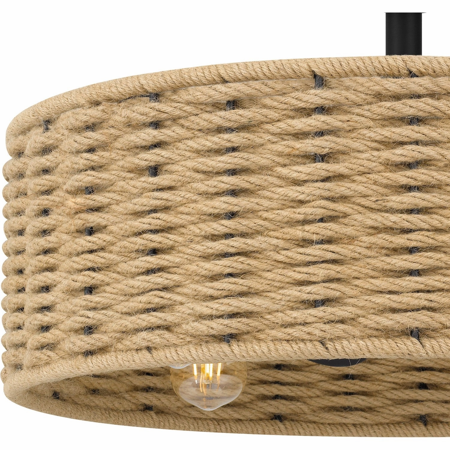 Quoizel Fandelier Four Light Fandelier Matte Black