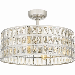 Quoizel Fandelier Four Light Fandelier Polished Nickel decorative fandeliers with lights