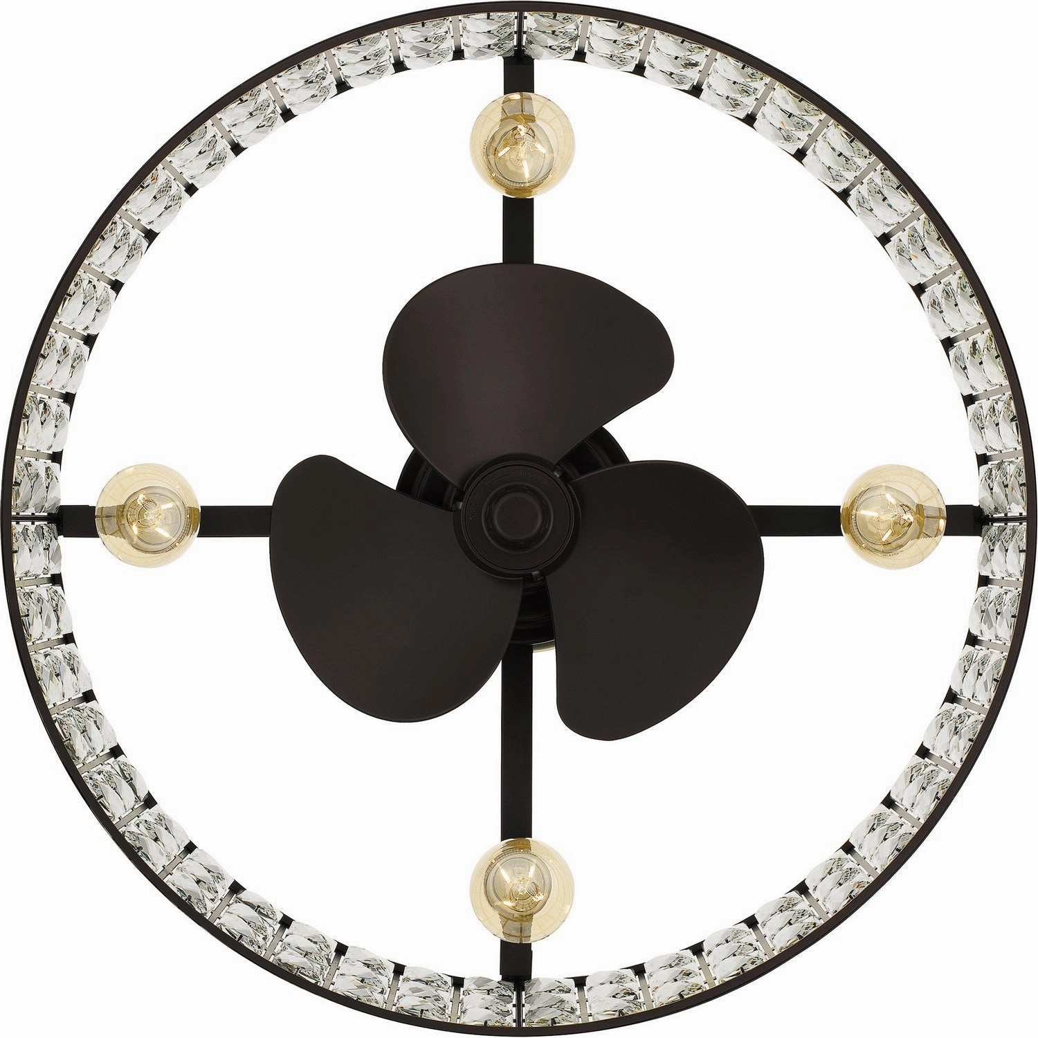 Quoizel Fandelier Four Light Fandelier Western Bronze