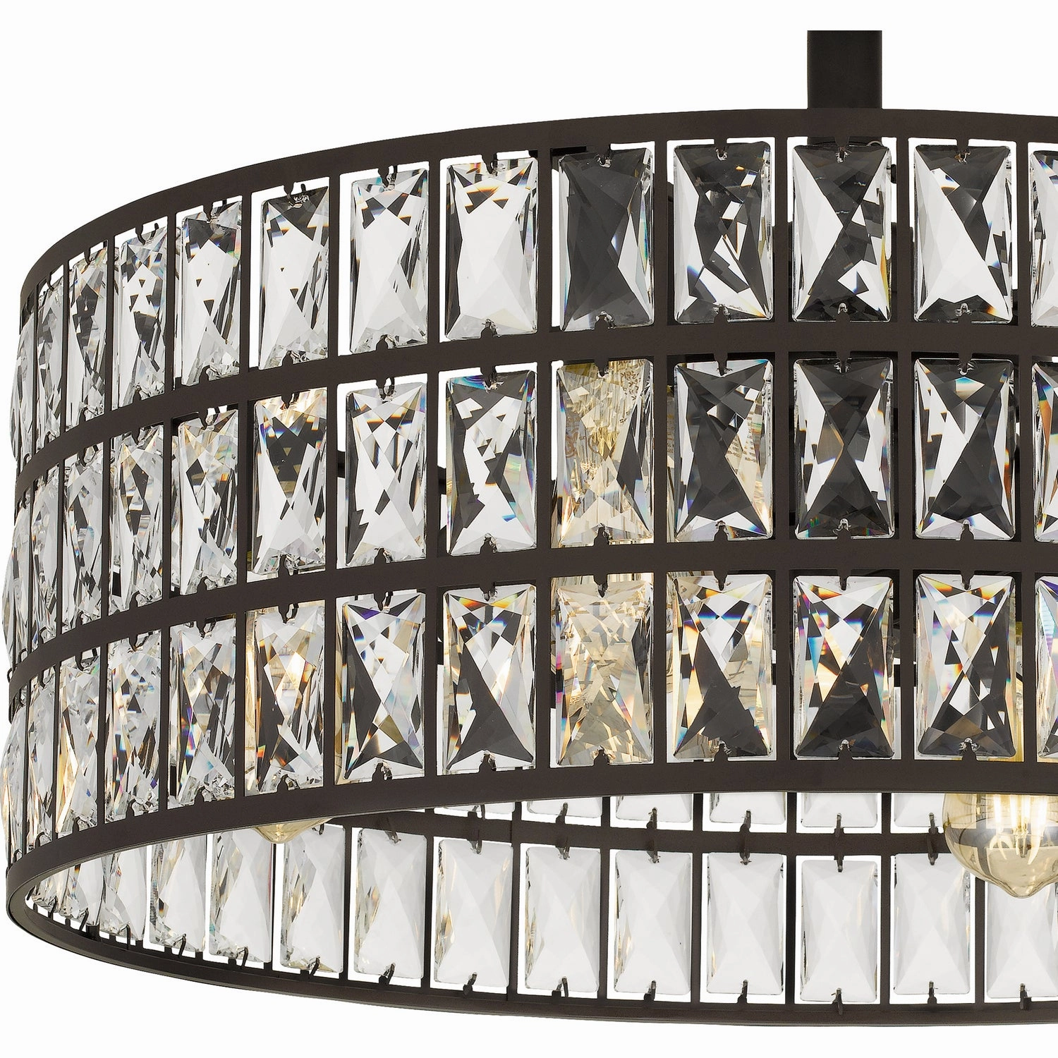 Quoizel Fandelier Four Light Fandelier Western Bronze