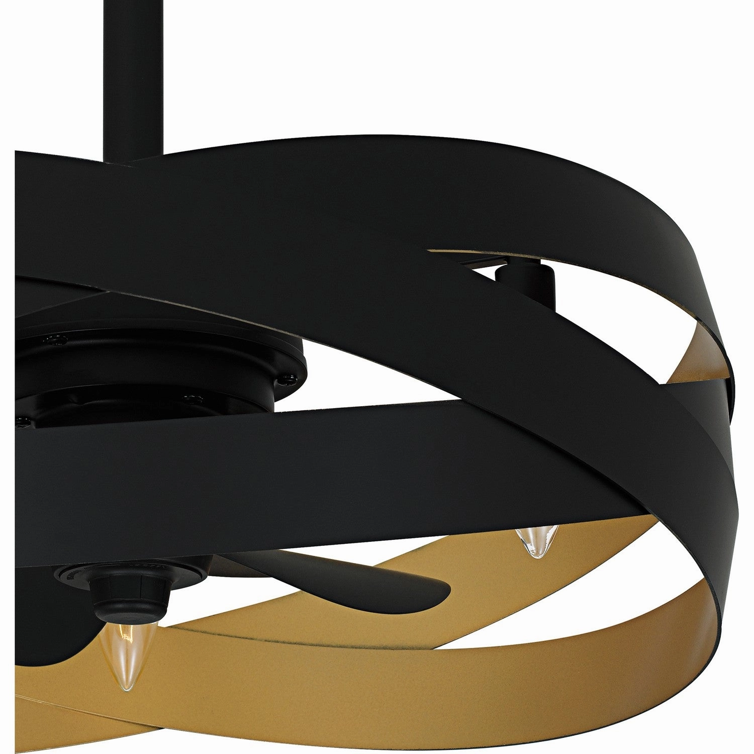 Quoizel Fandelier Three Light Fan Light Matte Black