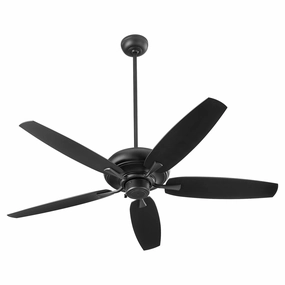 Quorum Apex 56" Outdoor Pull Chain Patio Ceiling Fan quiet indoor fans for bedrooms and offices