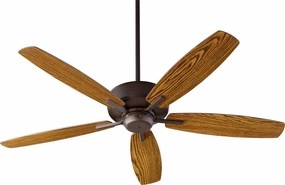Quorum Breeze 52" Indoor Pull Chain Ceiling Fan low-noise indoor fans for peaceful settings