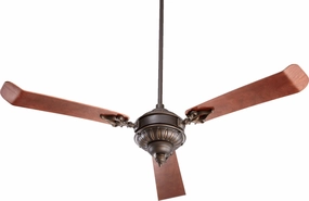 Quorum Brewster 60" Ceiling Fan with Wall Control Ceiling fan with adjustable speed settings