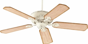 Quorum Chateaux 52" Indoor Pull Chain Ceiling Fan whisper-quiet fans for indoor comfort